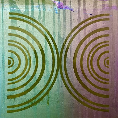 screen print screen with image and ink