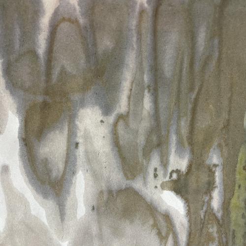 ferric chloride soaked newprint