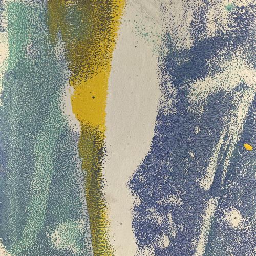 paint texture, yellow and blue